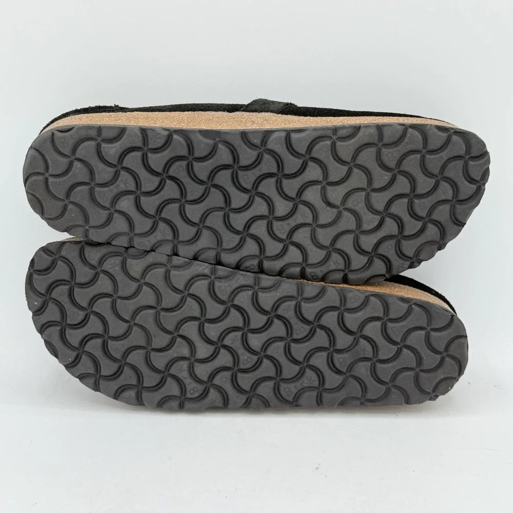 Birkenstock Buckley Clogs Size 40 (M7 L9) Suede Comfort Mules Black Slip On NWOB - Picture 5 of 7